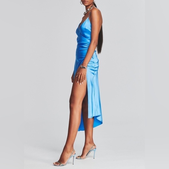 NWT SER.O.YA Emma Silk Dress Marina M - Picture 4 of 13